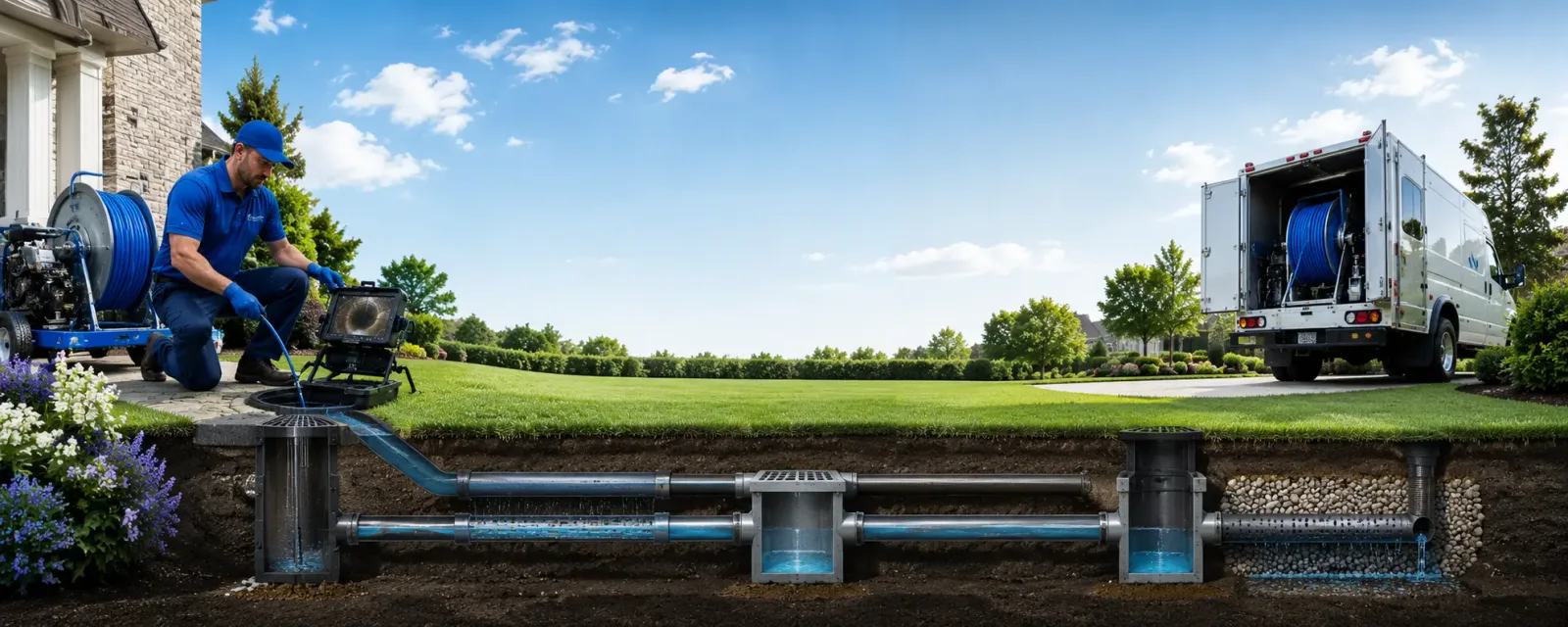 Outdoor drain cleaning information for Sugar Grove, OH